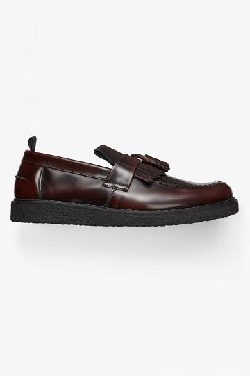 Brown Fred Perry B9278 Men's Shoes | PH 1108MQZA